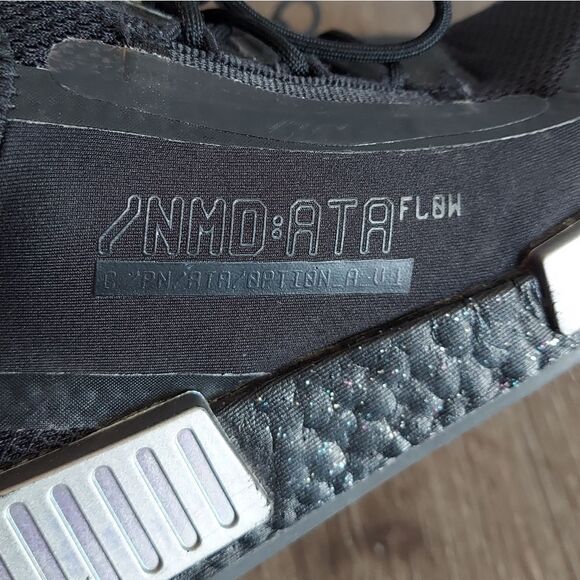 Adidas NMD R1 Spectoo Women’s Athletic Sneaker Running Shoe Black Glitter GZ9288 - Picture 9 of 13